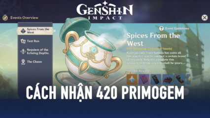Cách nhận 420 Primogem trong Genshin Impact