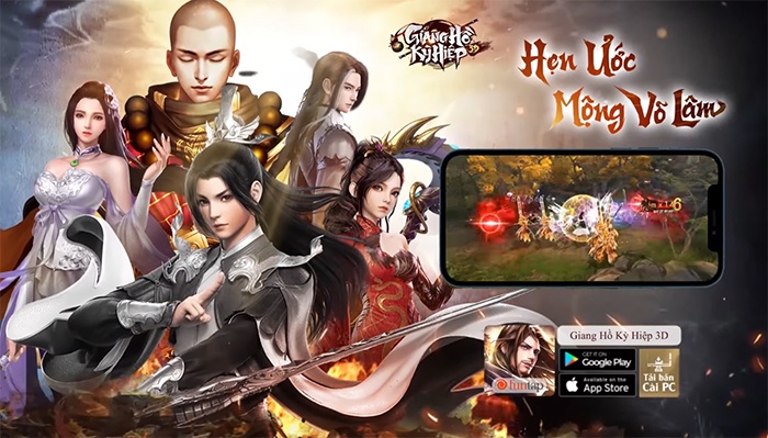 Giang Hồ Kỳ Hiệp 3D: Game nhập vai hẹn ước mộng võ lâm sắp phát hành