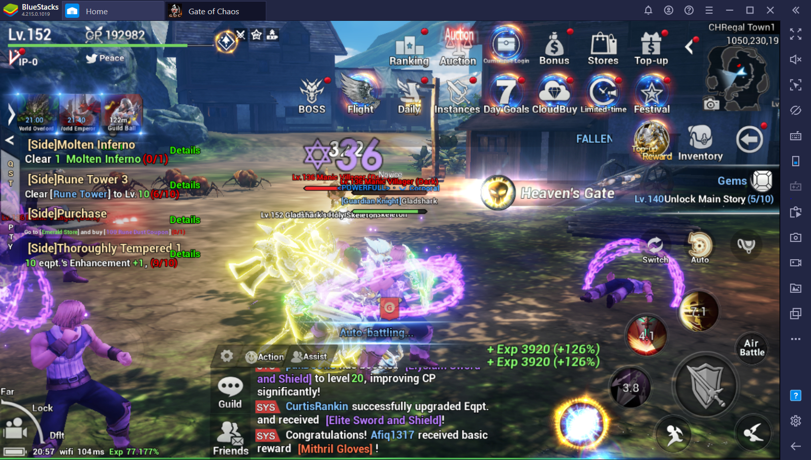 Maximize AFK Farming Rewards in Gate of Chaos on PC with BlueStacks