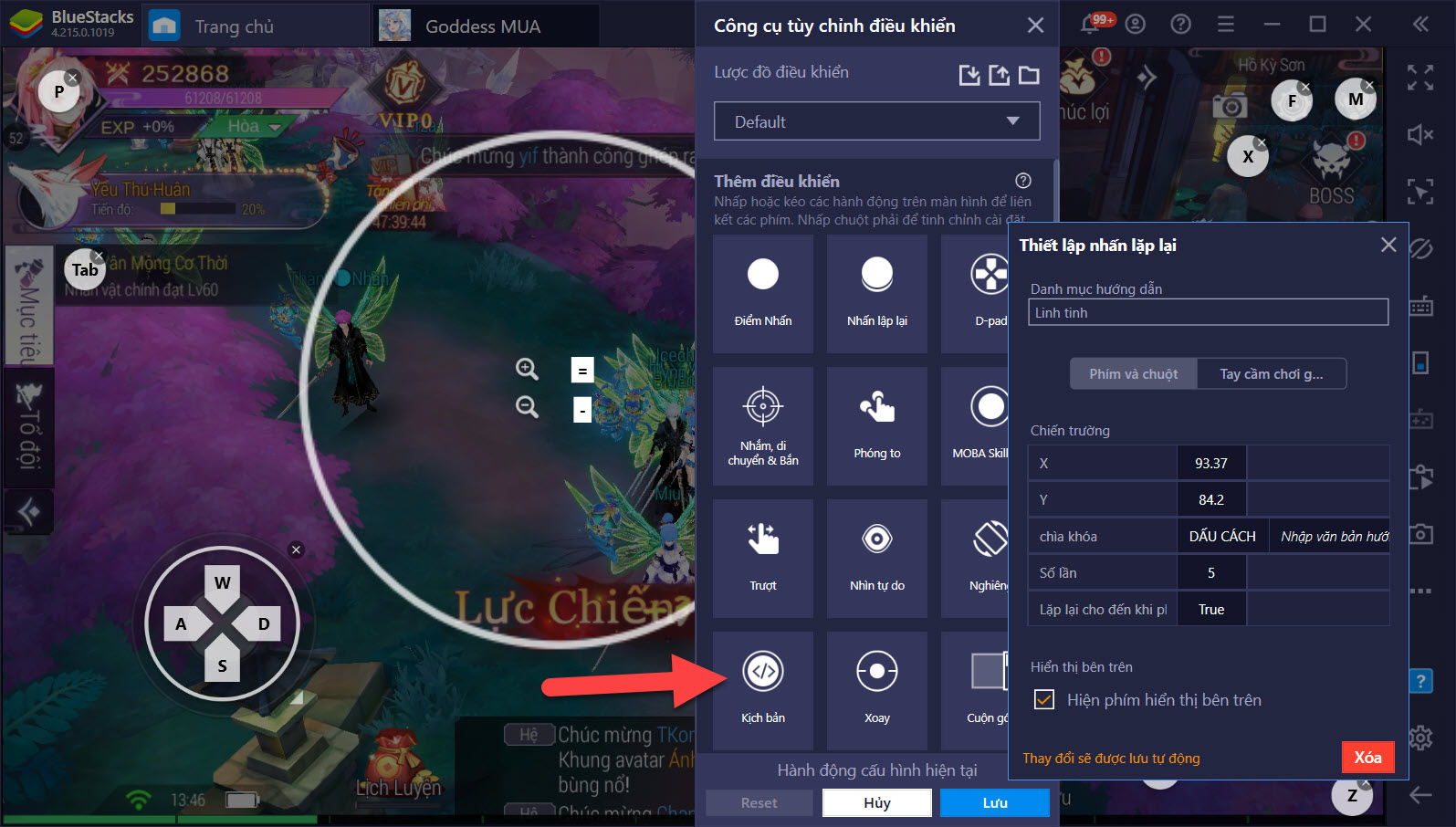 Goddess MUA: Tinh chỉnh Game Controls gia tăng trải nghiệm trên PC