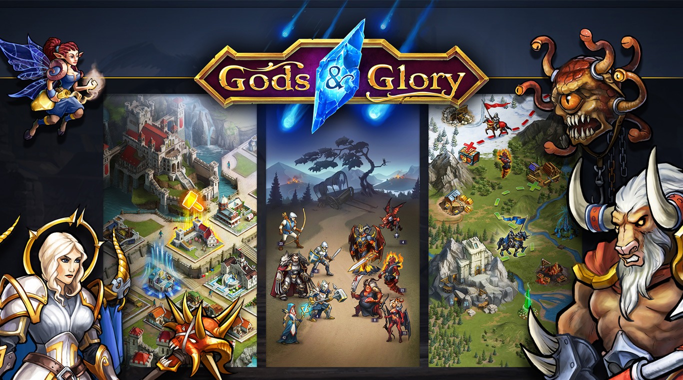 Скачать и играть в Gods and Glory: War for the Throne на ПК или Mac с  (Эмулятор)