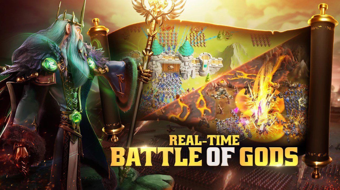 GODSOME: Clash of Gods – Um jogo de administrar cidades com RPG tático apresentando uma temática clássica de deuses ancestrais