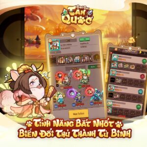 GoGo Tam Quốc: Tựa game chiến thuật AFK độc đáo khi biến dàn tướng Tam Quốc thành… cún