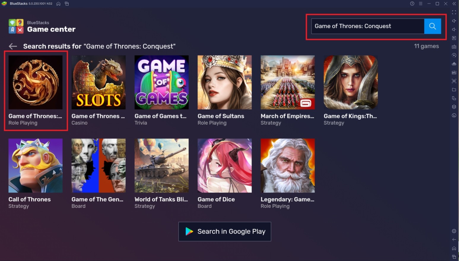How to Play Game of Thrones: Conquest on PC with BlueStacks
