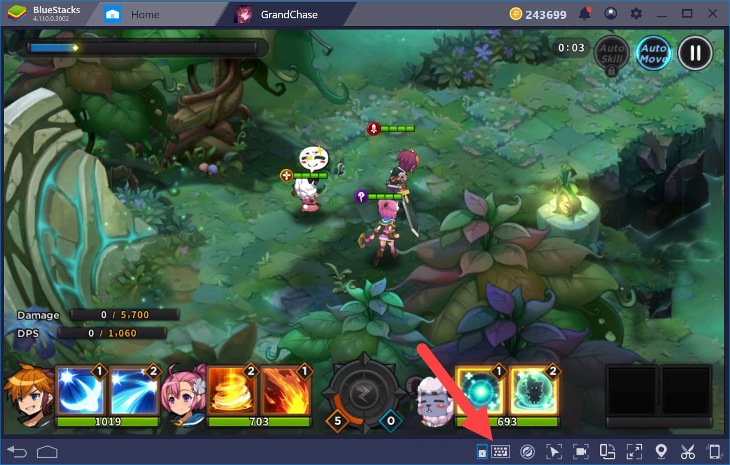 Hướng dẫn thiết lập Game Controls khi chơi GrandChase với BlueStacks