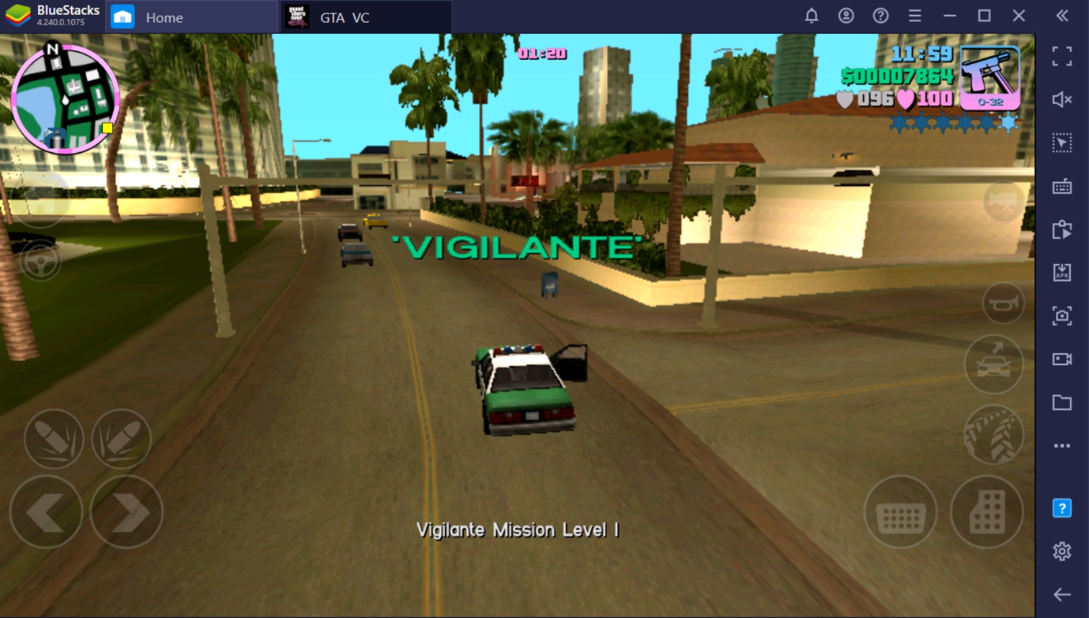 bluestacks gta vice city