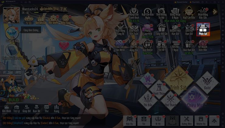 Hướng dẫn game thủ mới chơi Goddess: Tốc Chiến trên PC cùng BlueStacks