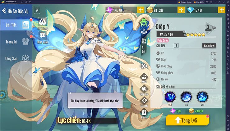 Hướng dẫn game thủ mới chơi Goddess: Tốc Chiến trên PC cùng BlueStacks