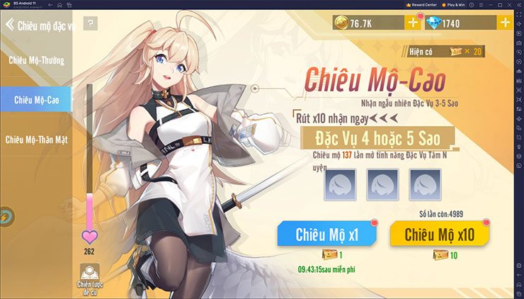 Hướng dẫn game thủ mới chơi Goddess: Tốc Chiến trên PC cùng BlueStacks