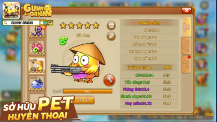 Gunny Origin: Sơ lược về dàn Pet trong game