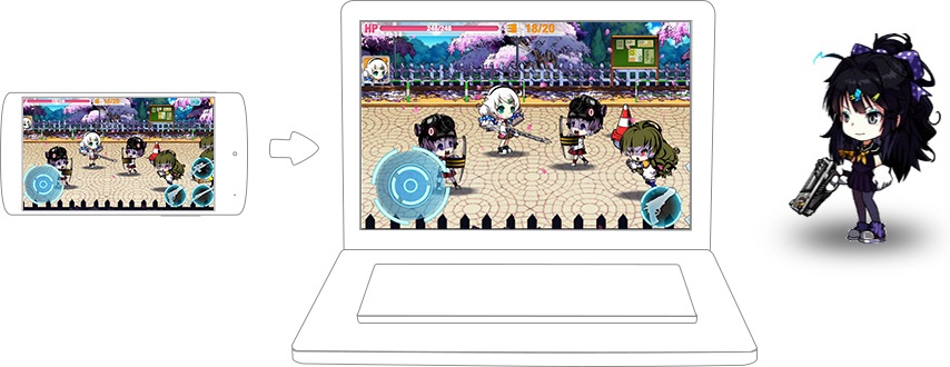 เล่น Guns Girl School DayZ on PC 17