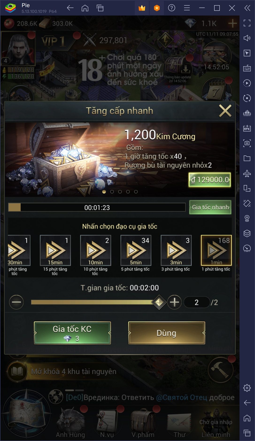 Hướng dẫn game thủ mới chơi Hắc Ảnh Vệ Thần - Gamota trên PC với BlueStacks