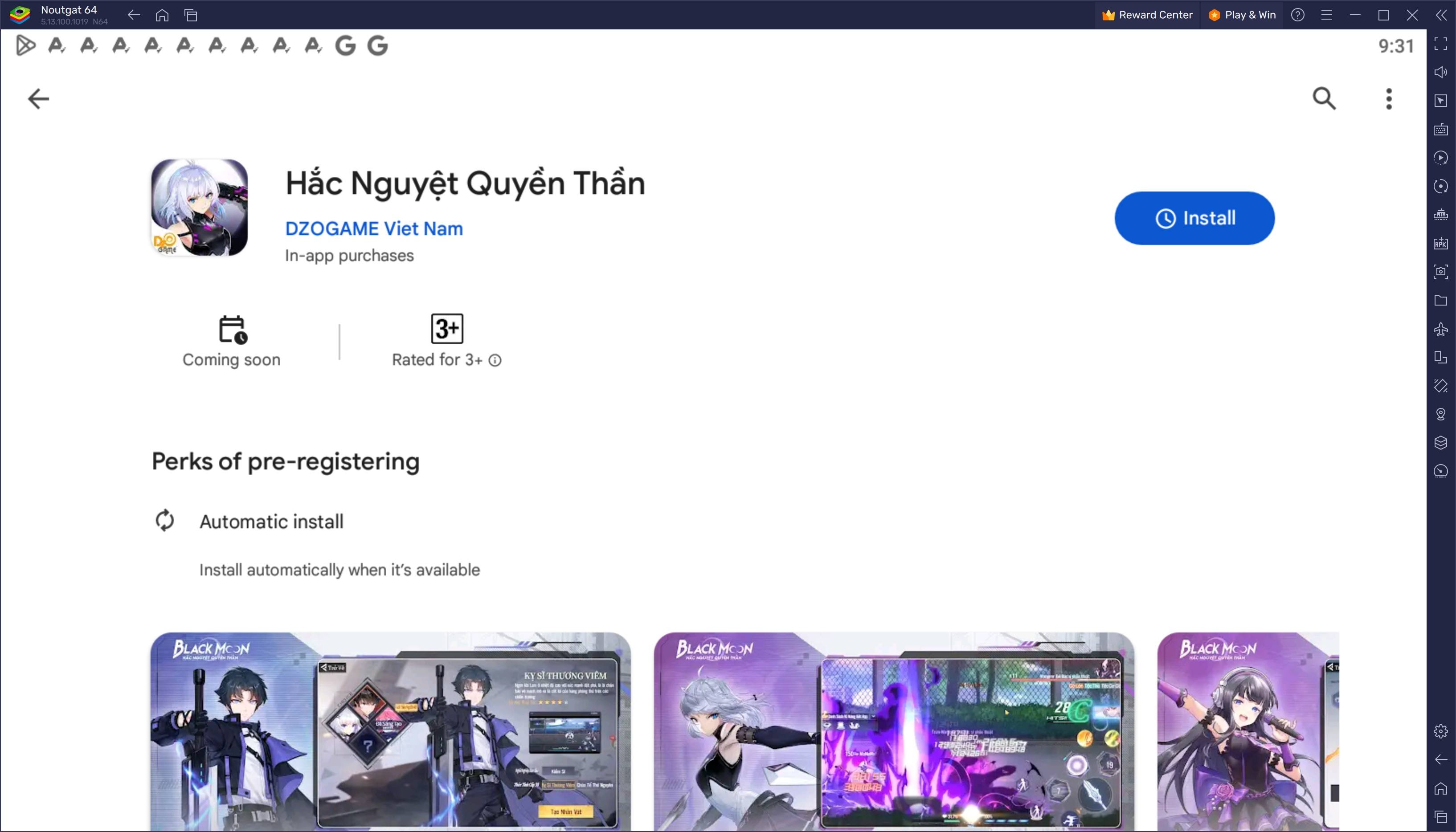 Cùng chơi game nhập vai Hắc Nguyệt Quyền Thần trên PC với BlueStacks