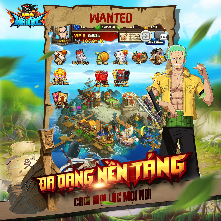 Vua Hải Tặc, game mới chủ đề One Piece sẽ ra mắt ngày 20/1/2022