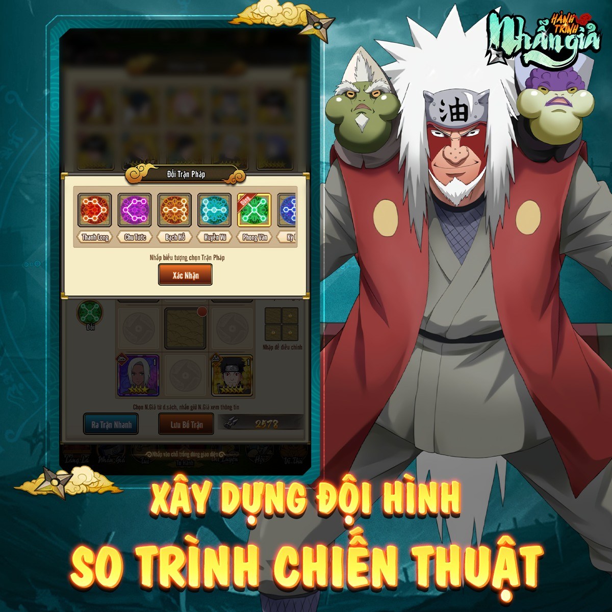 Hành Trình Nhẫn Giả: Game đấu tướng màn hình dọc đề tài Naruto sắp ra mắt