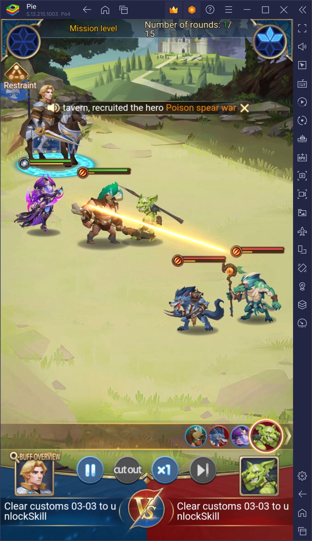 Giải cứu lục địa Outland khi chơi Heroes of Awakened Magic trên PC với BlueStacks