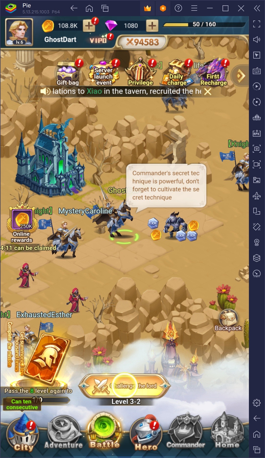 Giải cứu lục địa Outland khi chơi Heroes of Awakened Magic trên PC với BlueStacks