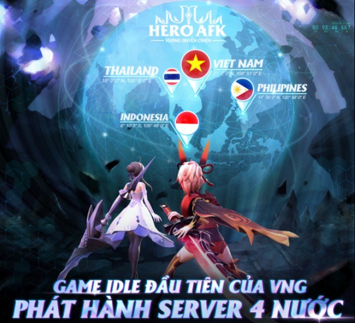 Hero AFK: Vương Quyền Chiến, game thẻ tướng idle sẽ do VNG phát hành tại Đông Nam Á