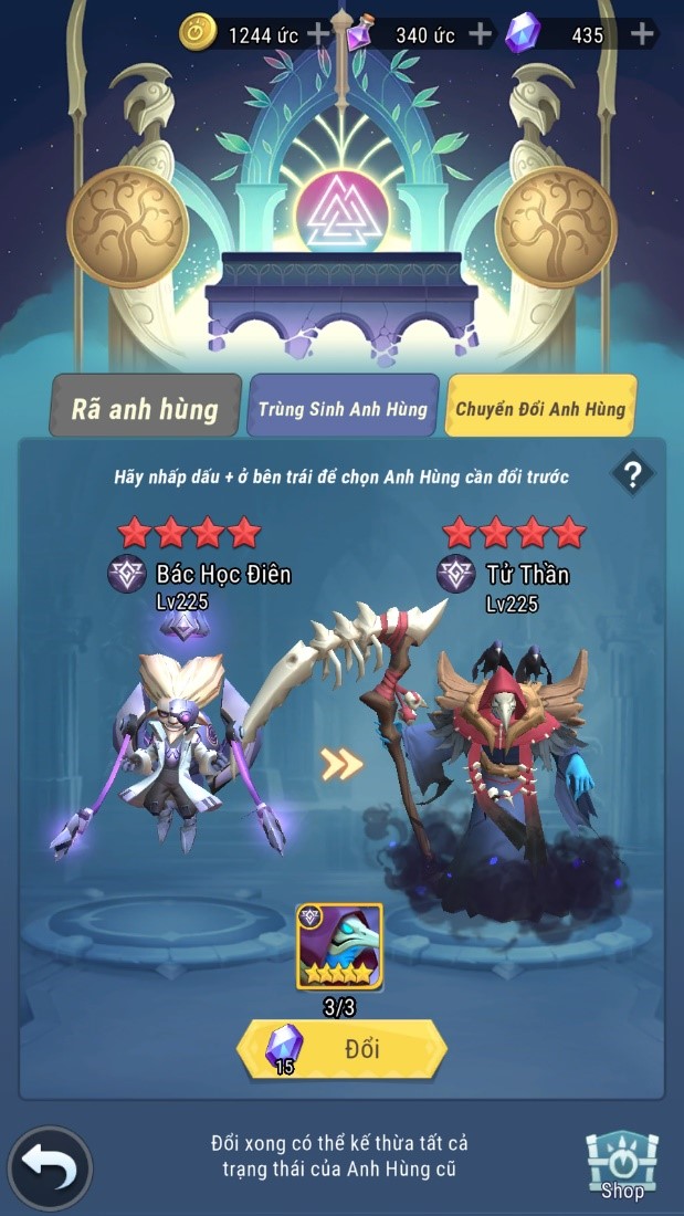 Hero AFK: Vương Quyền Chiến - Những cách mạnh hóa anh hùng bạn cần biết