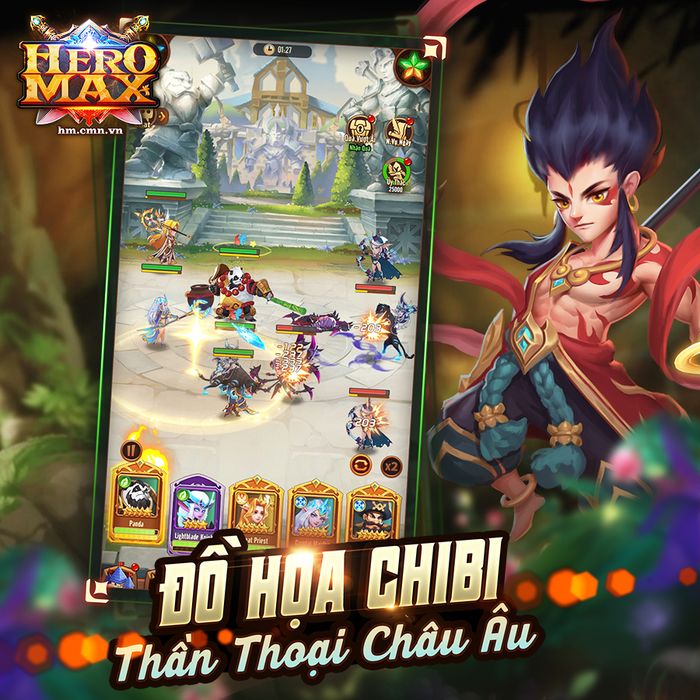 Hero Max: Game Idle chiến thuật sắp ra mắt tại Việt Nam