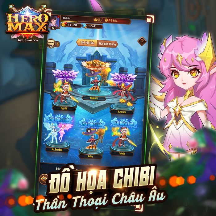 Hero Max: Game Idle chiến thuật sắp ra mắt tại Việt Nam