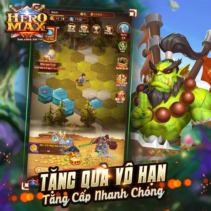 Hero Max: Game Idle chiến thuật sắp ra mắt tại Việt Nam