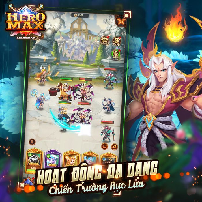 Hero Max: Game Idle chiến thuật sắp ra mắt tại Việt Nam