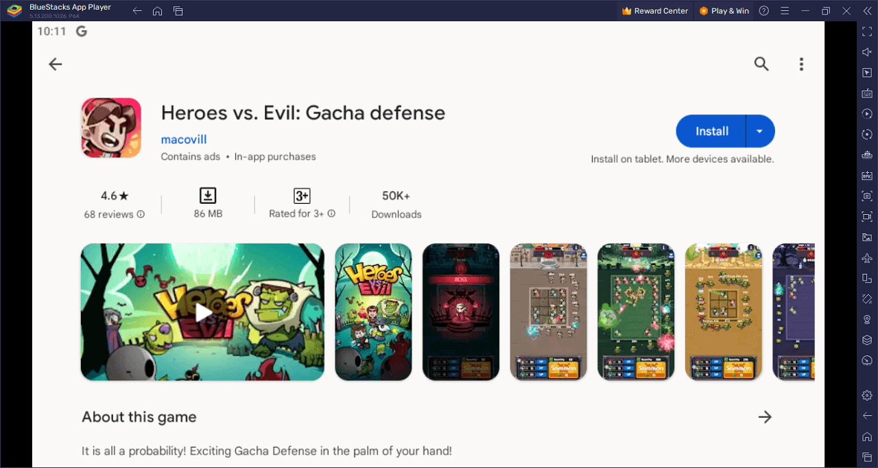 Unlock The Chaos with Heroes vs. Evil: Gacha Defense on Mobile | BlueStacks