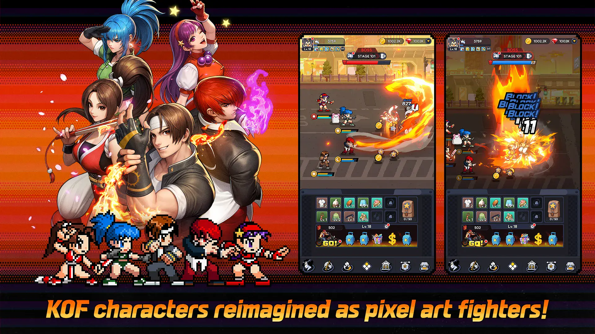 Como instalar e jogar THE KING OF FIGHTERS AFK no PC com BlueStacks