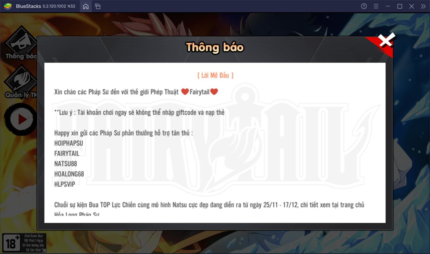 Hỏa Long Pháp Sư: Đắm chìm vào thế giới Fairy Tails trên PC cùng BlueStacks