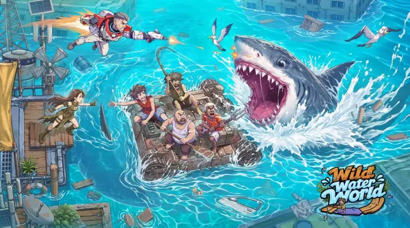 【波乱水世界】序盤攻略ガイド|資源集め・イカダ拡張の優先順位