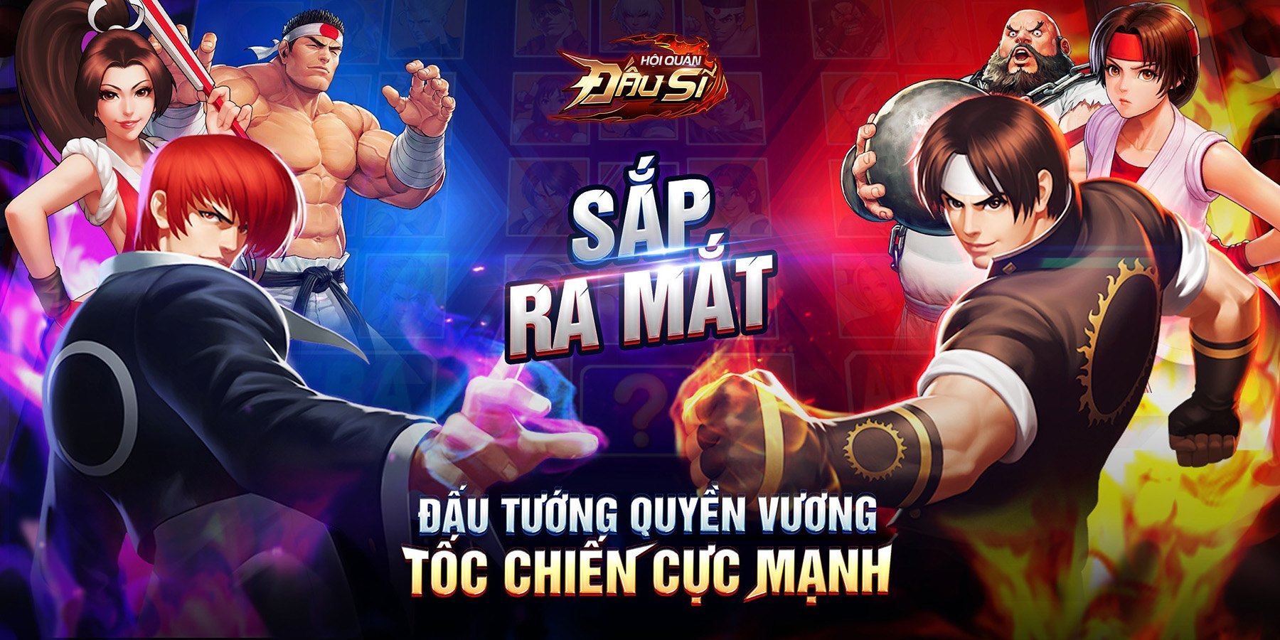 Hội Quán Đấu Sĩ: Game đấu tướng rảnh tay đề tài Quyền Vương - The King of Fighters sắp ra mắt