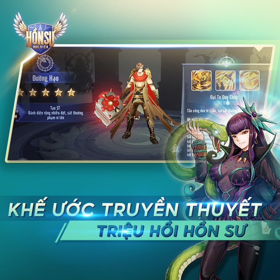 Hồn Sư Học Viện: Game nhập vai đấu tướng dựa theo Đấu La Đại Lục