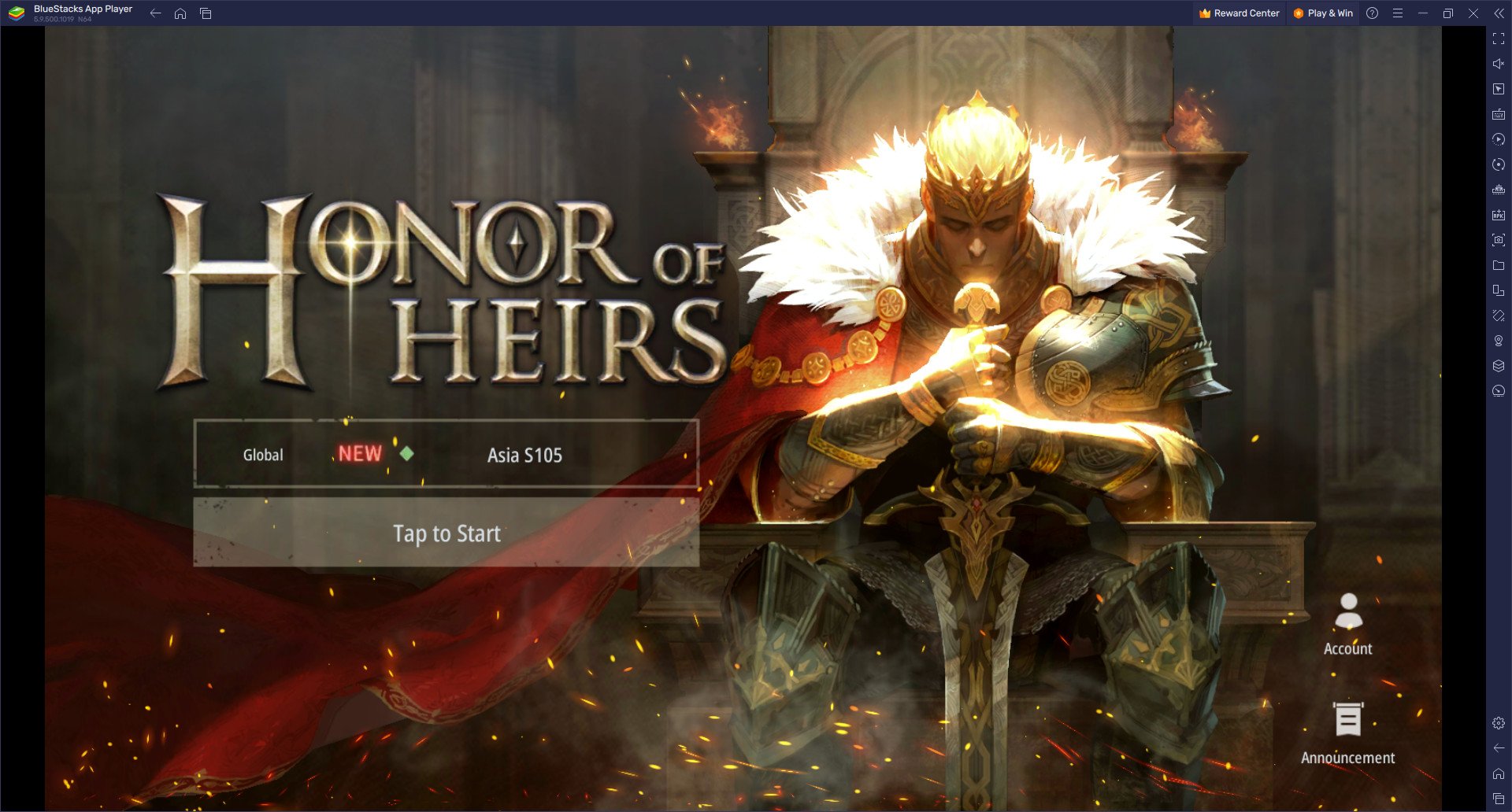 วิธีติดตั้งและเล่น Honor of Heirs บน PC และ Mac ผ่าน BlueStacks