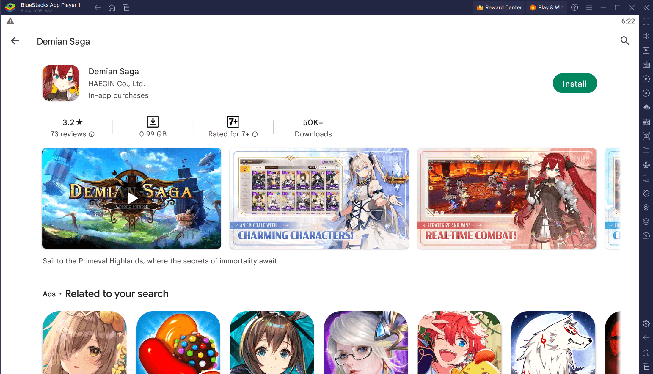 Bermain Demian Saga di PC Lebih Mudah Dengan Menggunakan BlueStacks!