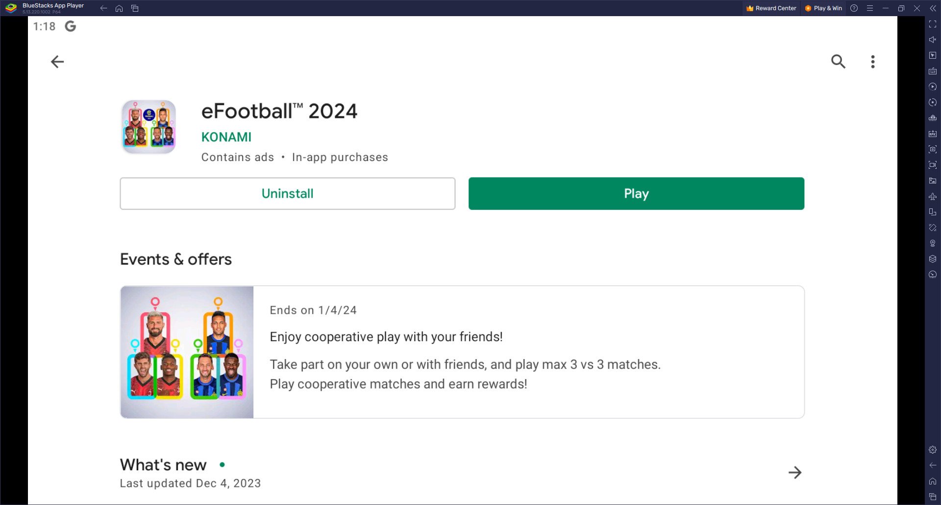 วิธีติดตั้งและเล่น eFootball 2024 บน PC และ Mac ผ่าน BlueStacks