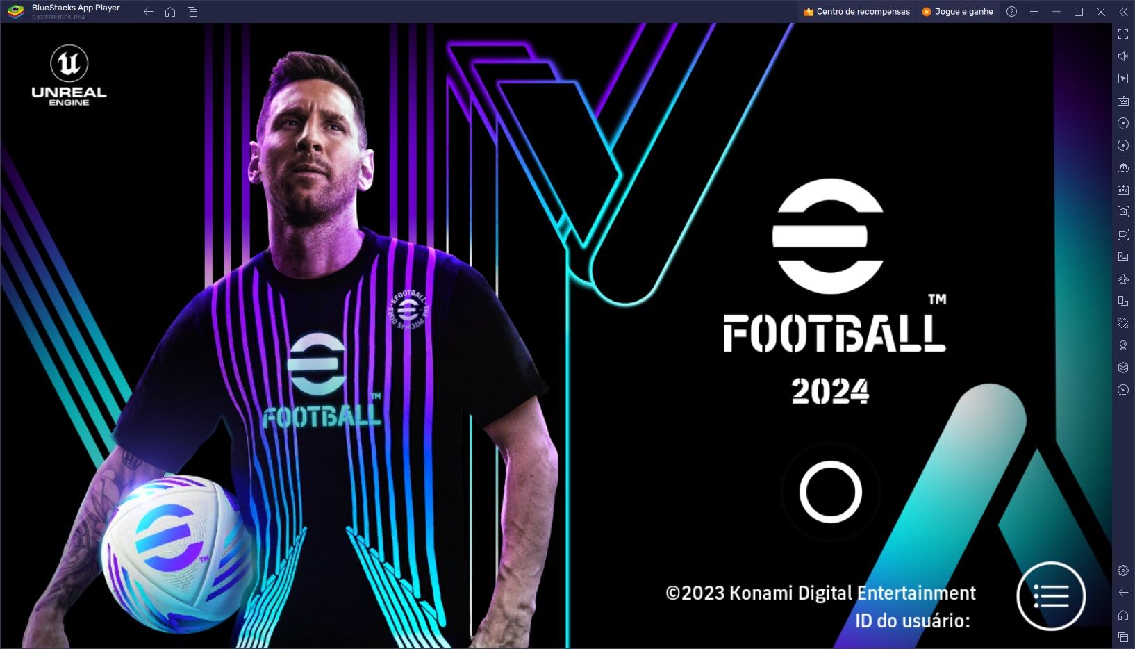 Como Jogar eFootball™ 2024 no PC com o BlueStacks