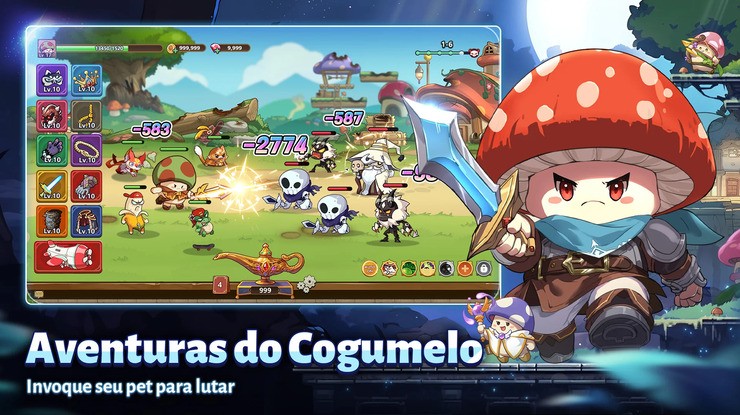 Como baixar e jogar Legend of Mushroom no seu PC com o BlueStacks