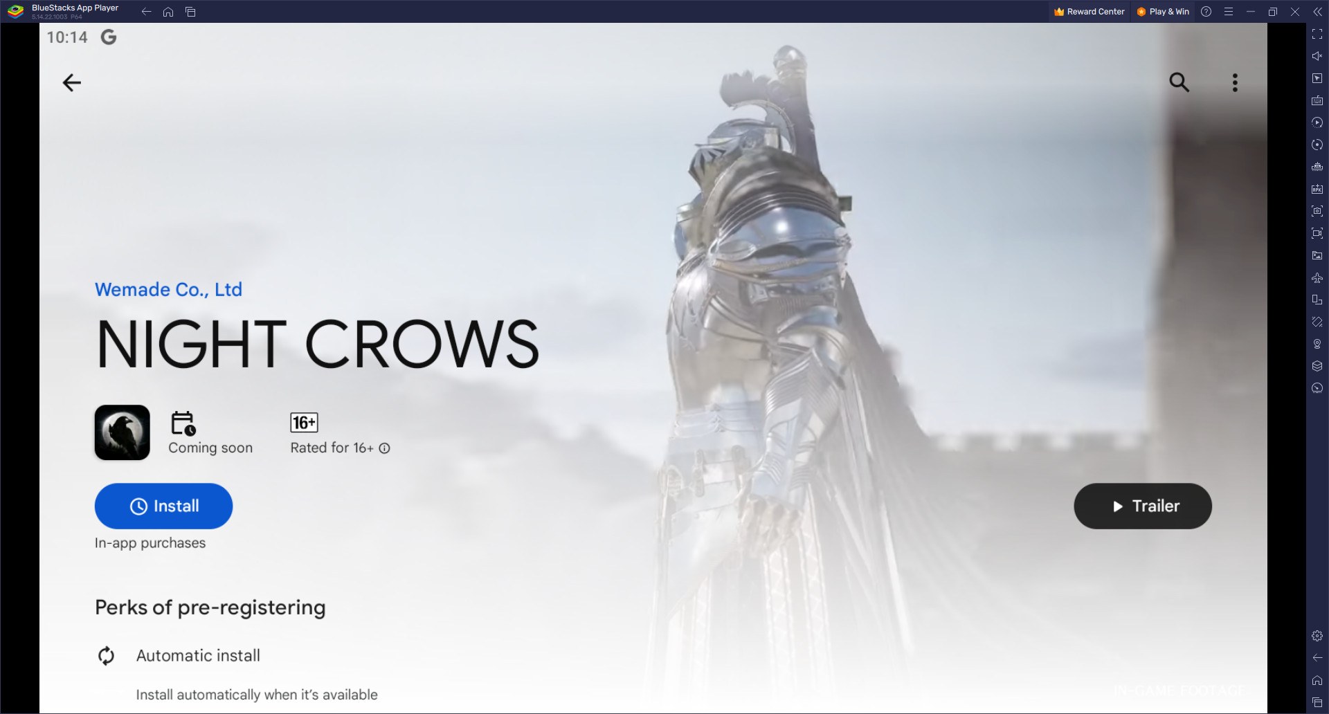 วิธีติดตั้งและเล่น NIGHT CROWS บน PC และ Mac ผ่าน BlueStacks