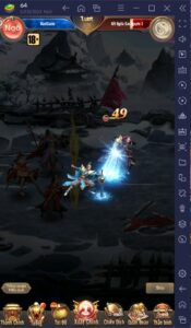 Cùng chơi game chiến thuật tự động Thần Ma: Tam Quốc Xuất Chinh trên PC
