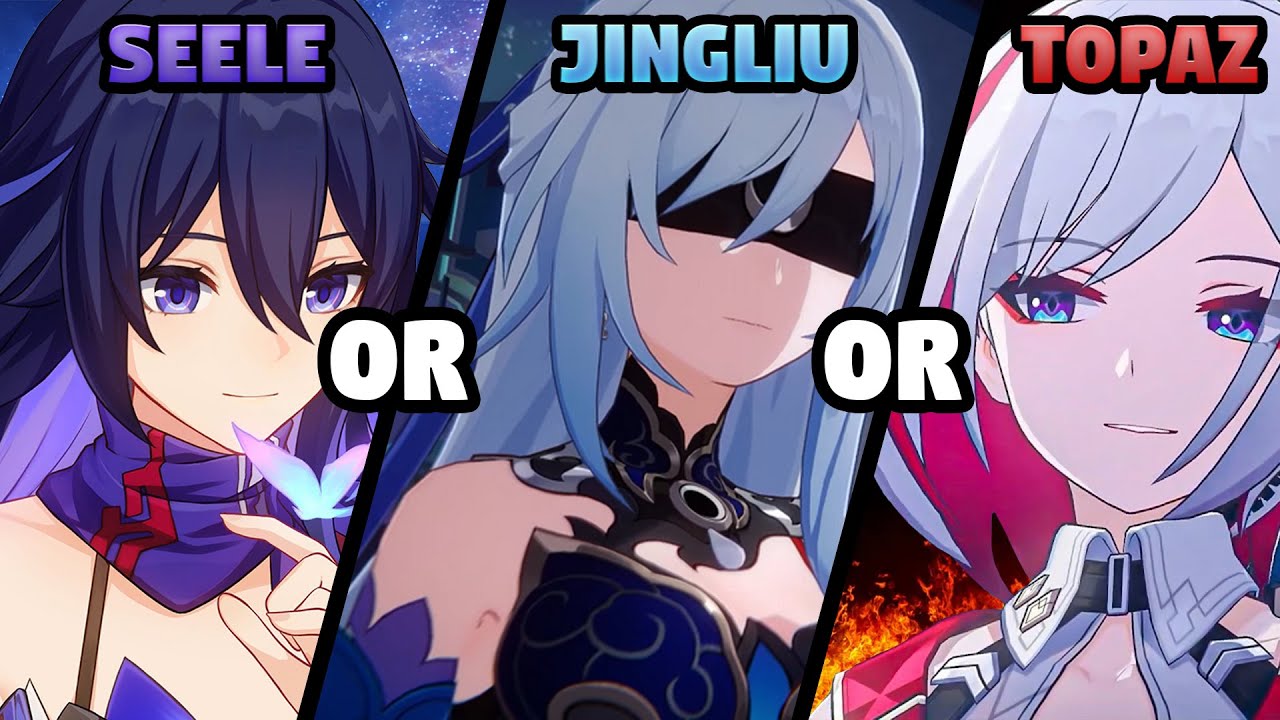 Honkai: Star Rail 1.4 - So sánh Jingliu, Topaz và Seele, bạn nên chọn ai?