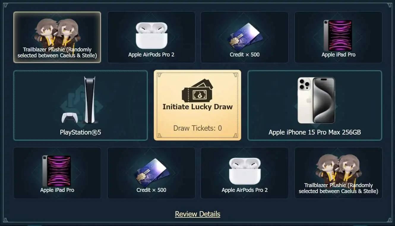 《崩壞：星穹鐵道》玩家回歸網頁活動提供的獎勵包括480星瓊和iPhone 15 Pro Max：以下是領取方法