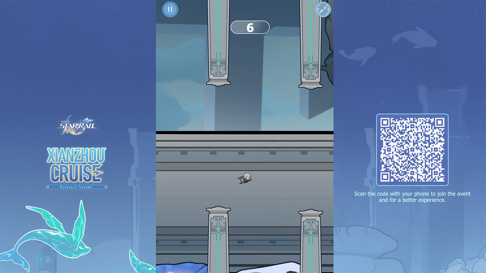 Honkai: Star Rail - Hướng dẫn chơi Xianzhou Cruise, minigame hấp dẫn kiểu Flappy Bird