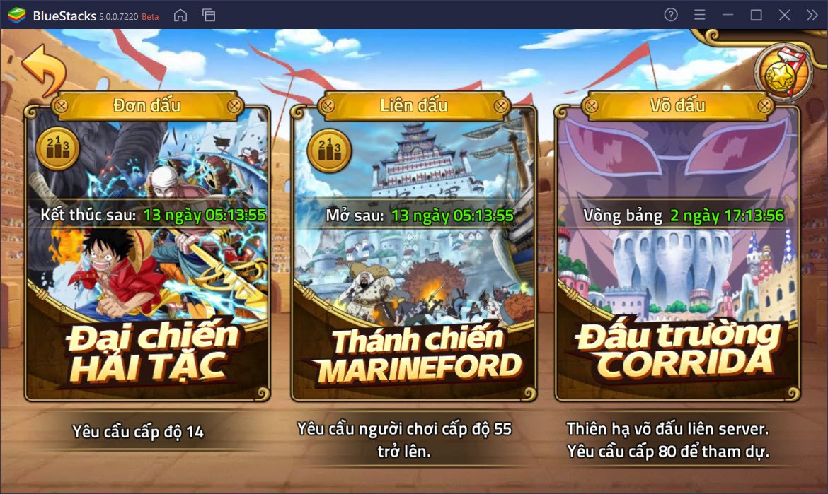 Truy tìm kho báu One Piece và trở thành Huyền Thoại Hải Tặc cùng BlueStacks