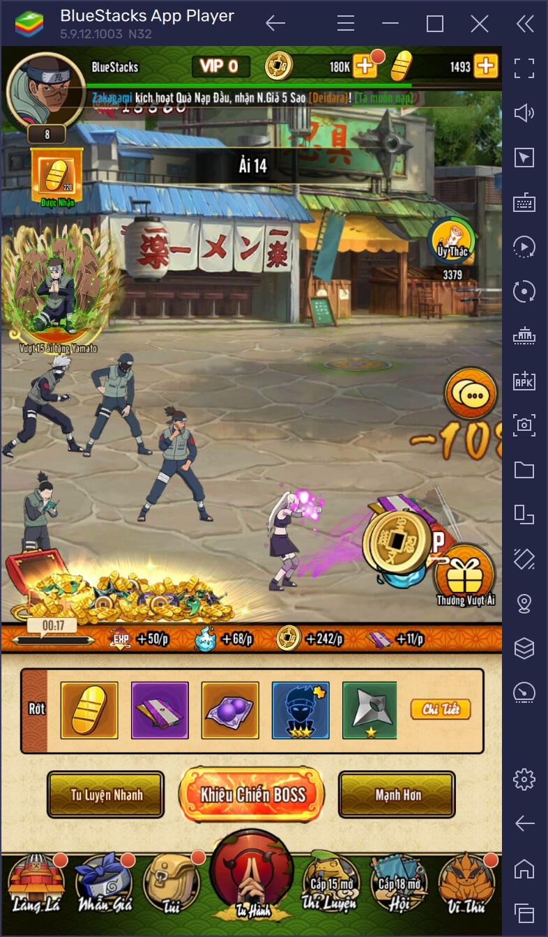 Trải nghiệm Hành Trình Nhẫn Giả, game mới về Naruto trên PC với BlueStacks