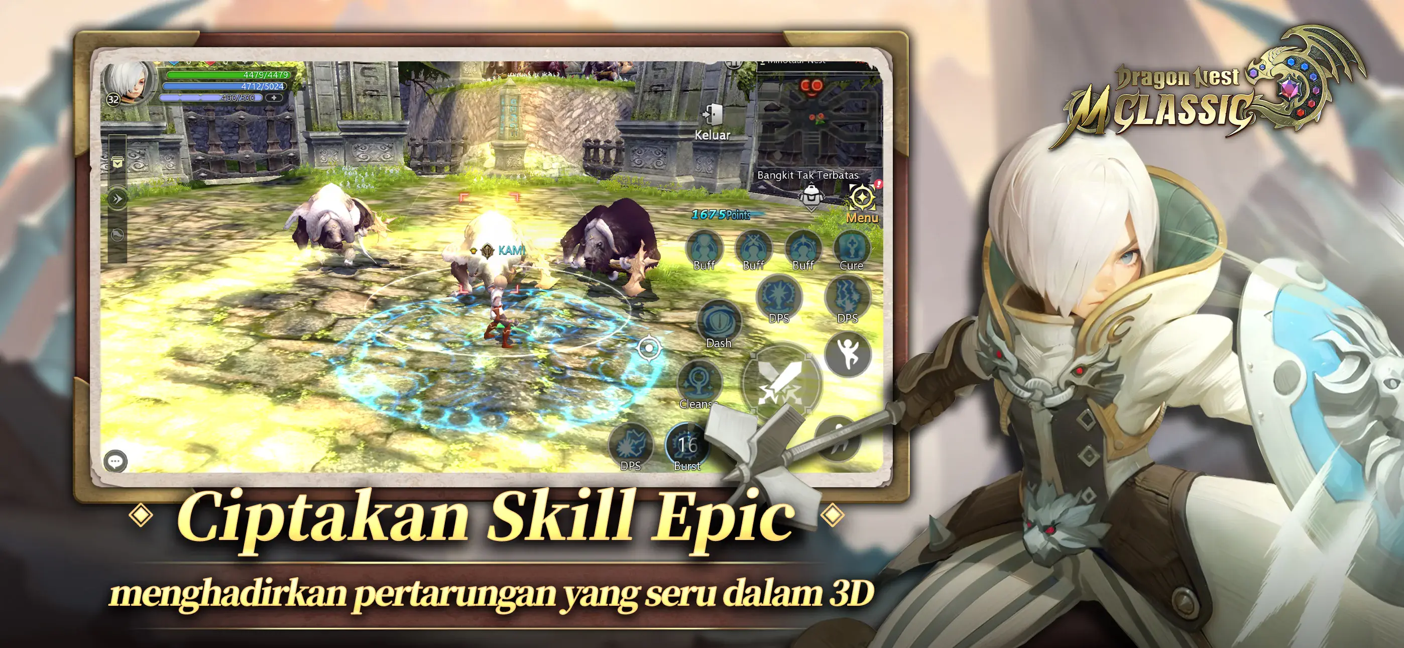 Panduan Pemula Dragon Nest M: Classic - Tips Leveling Cepat, Pilih Karakter, dan Tips Bertarung!
