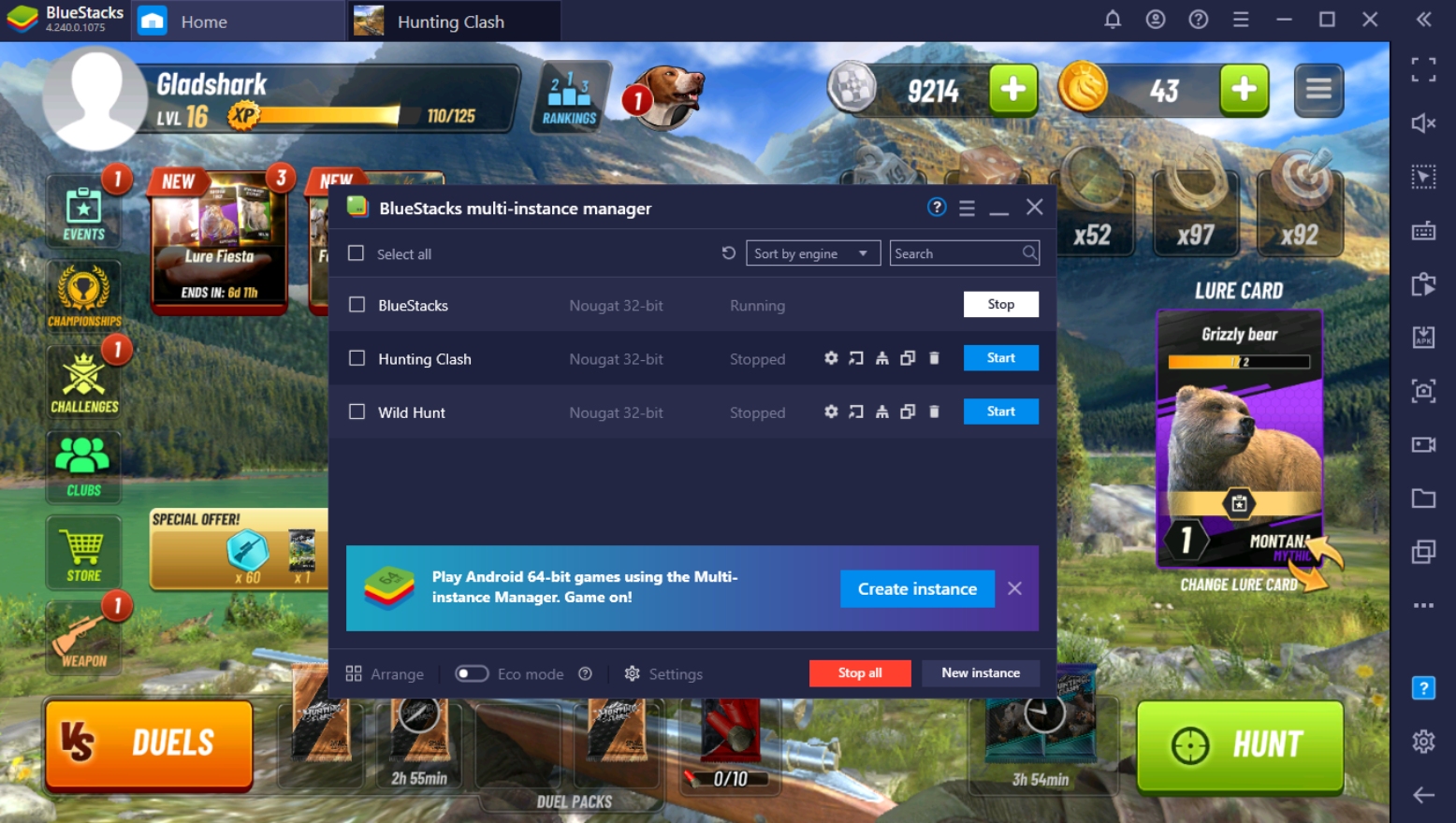 How to Play Hunting Clash On PC With BlueStacks