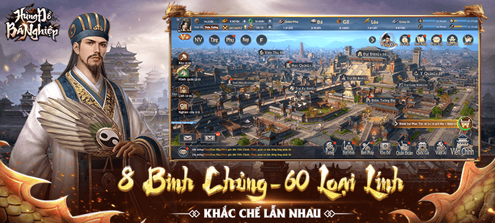 Hùng Đồ Bá Nghiệp: Thêm một game chiến thuật mới do Funtap phát hành trong tháng 6