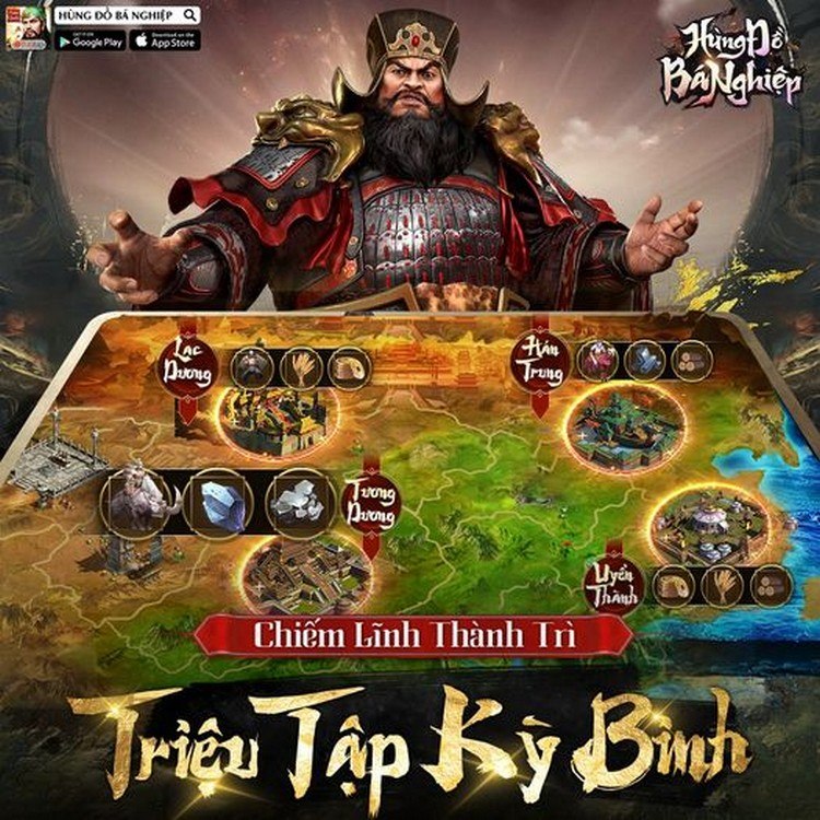 Hùng Đồ Bá Nghiệp: Cùng BlueStacks “soi” lối chơi trước ngày game ra mắt