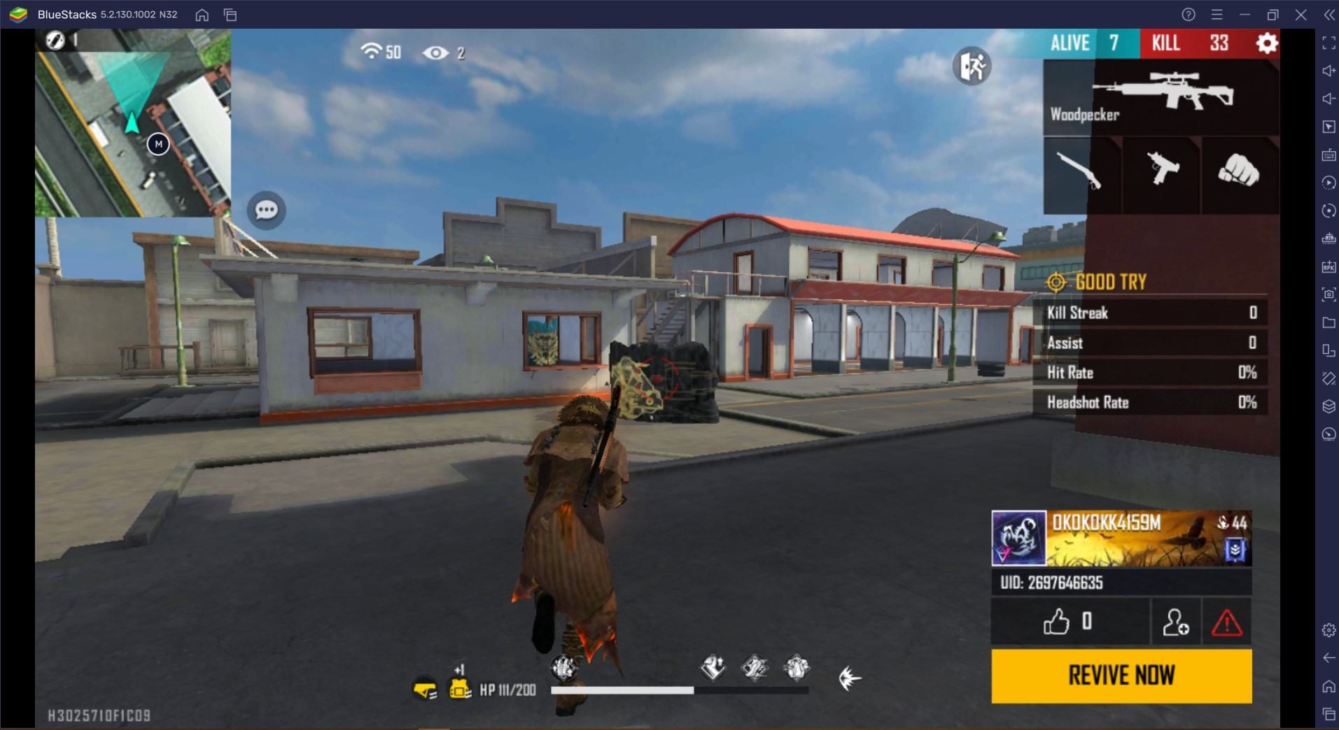 Chơi Free Fire trên PC với BlueStacks: Hướng dẫn sử dụng khẩu M1887